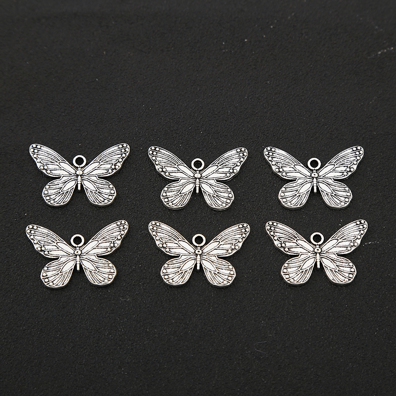 BSA022 Alloy Pendant 3g Carved Big Butterfly Accessories DIY Jewelry ...